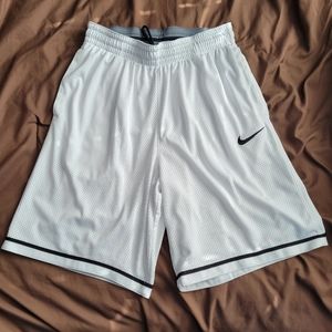 Nike Dri-Fit White Basketball Shorts